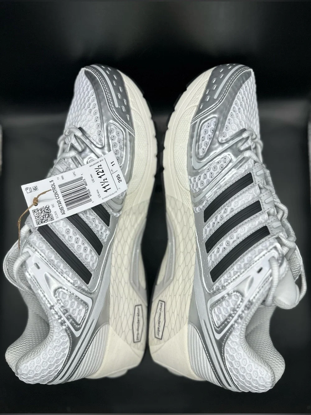 Adidas Adistar Control 5 Men’s Size 11.5 Silver Metallic (NEW) JQ4168 No Box